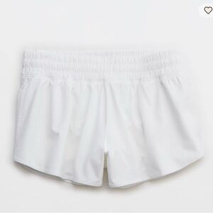 Offline by Aerie hot stuff 2” Low-rise Shorts White lined Size Medium